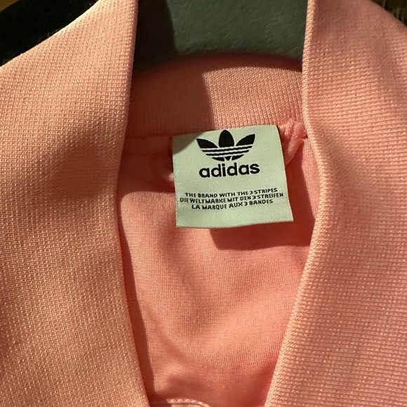 Adidas Snap Pink Breakway Pants and Jacket with Bold Branding - Picture 3 of 9